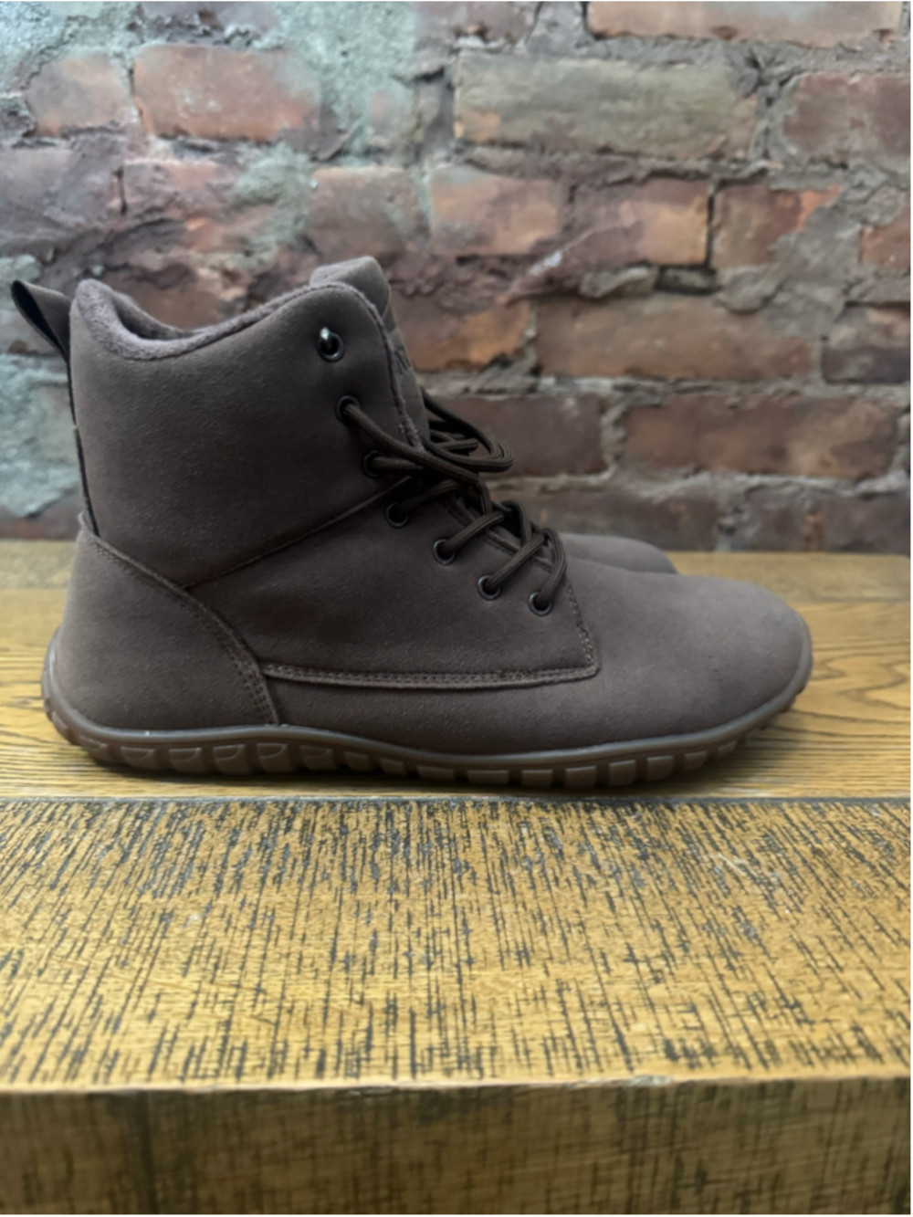 SAGUARO Will II Winter Barefoot Boots Brown Faux Fur Lined EU 43 / 10 US Men - Picture 6 of 9
